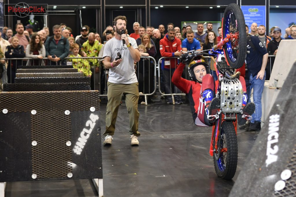 Stunt shows at Motorcycle Live