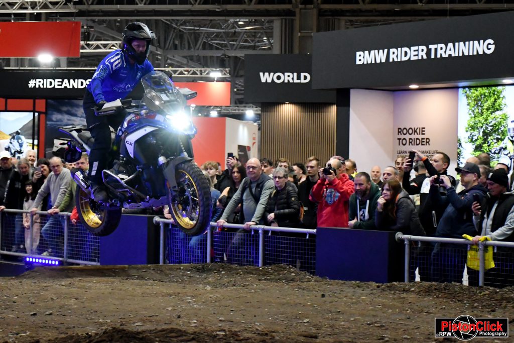 Stunt shows at Motorcycle Live