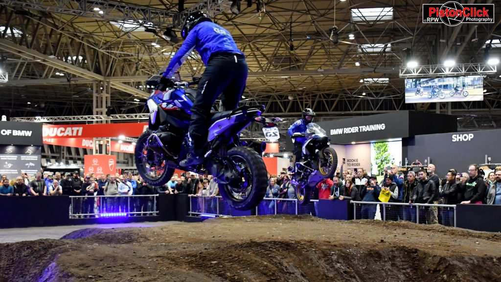 Stunt shows at Motorcycle Live