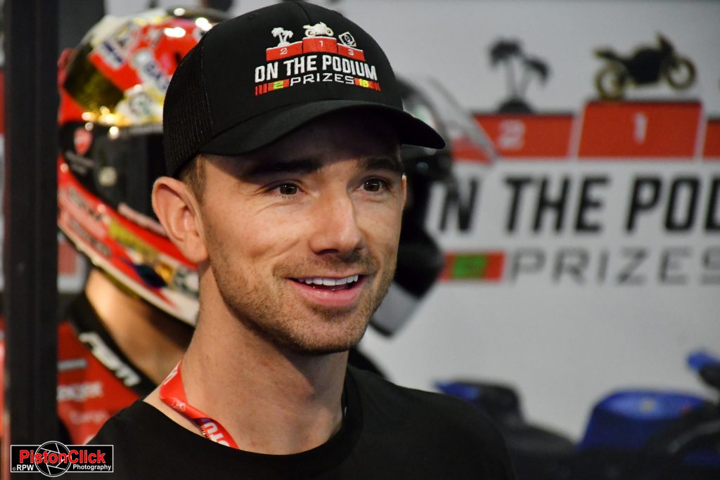 BSB racer Glenn Irwin at Motorcycle Live