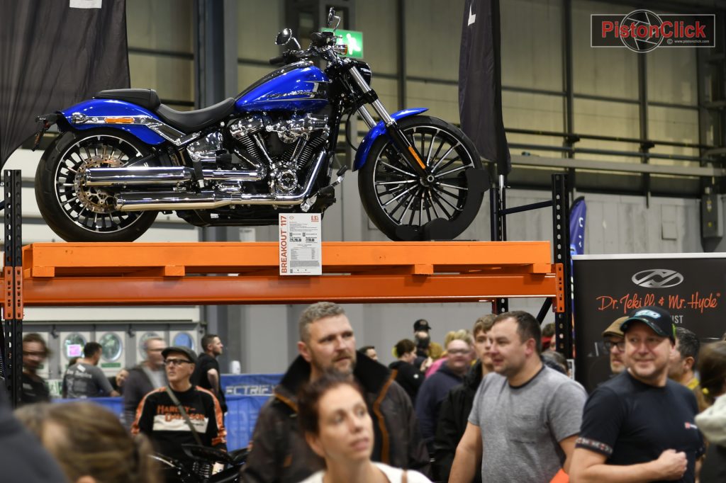 Taking pictures at Motorcycle Live