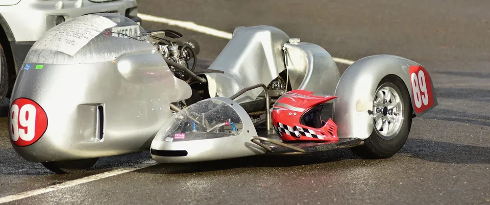 BEARS racing at the Auto66 Club Side Car Bash Cadwell Park 2018