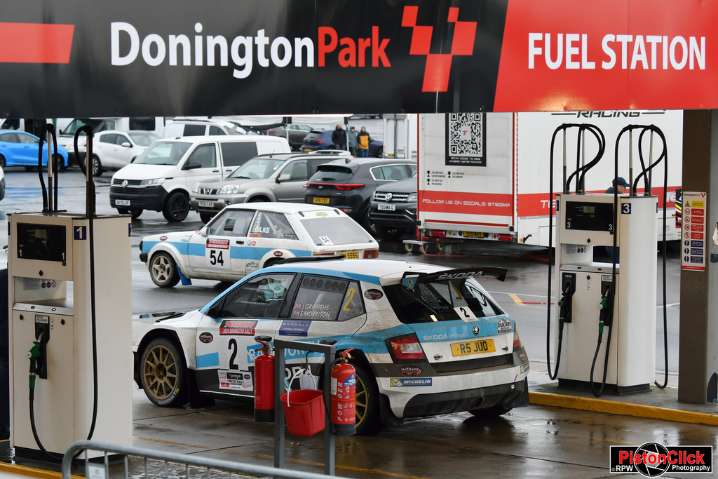 Refuelling at the Tegiwa Donington Rally