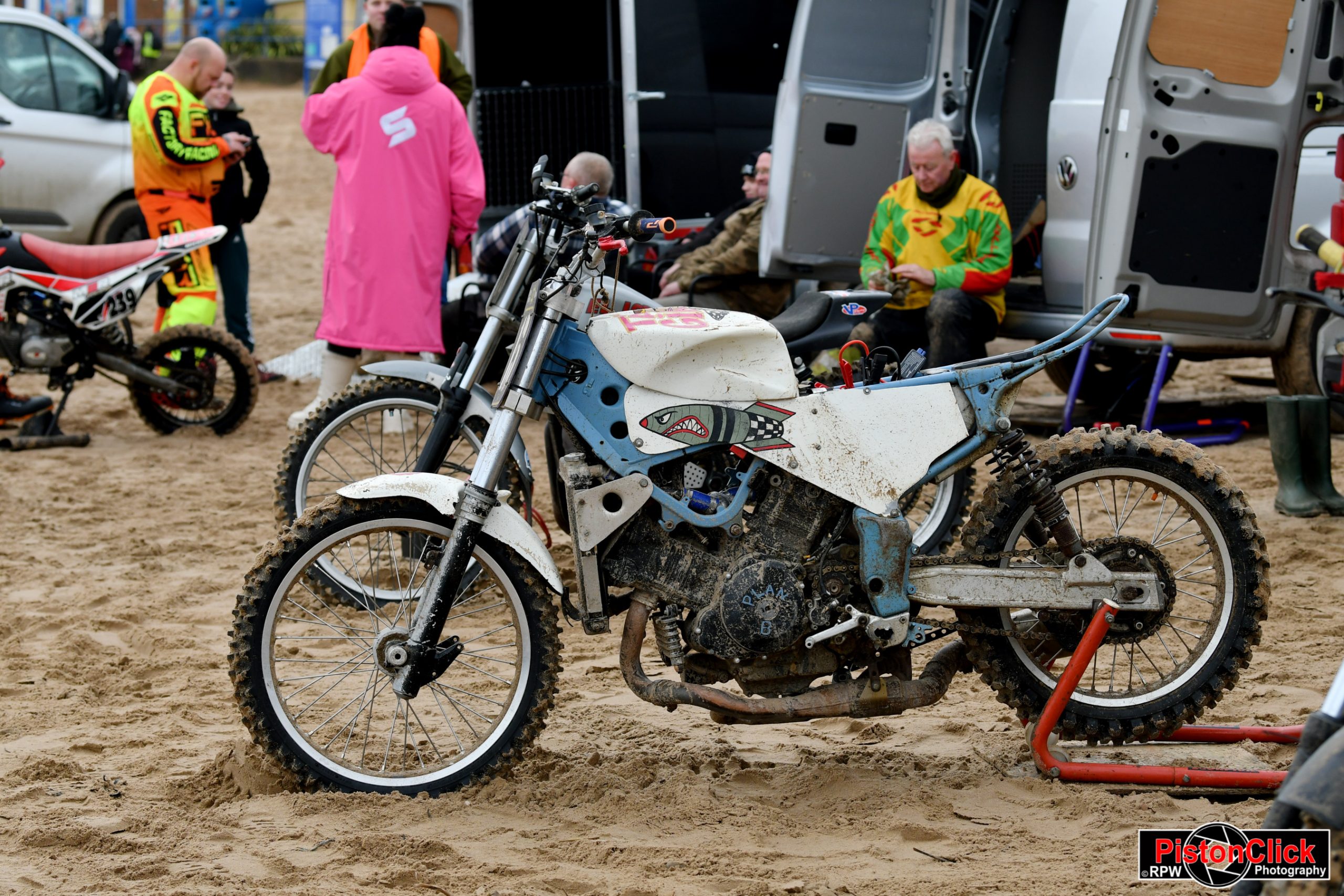 Beach Motorcycle Racing Mablethorpe the paddock