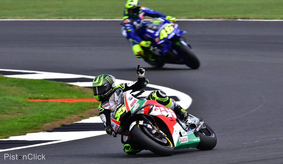 Cal Crutchlow at the British MotoGP at Silverstone