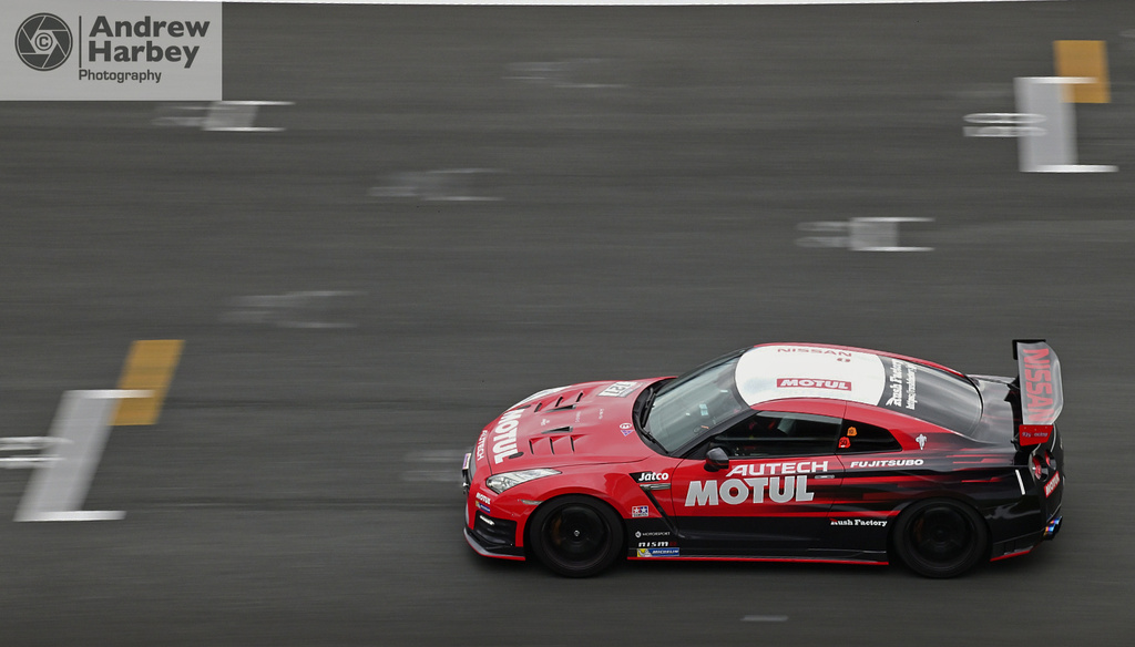 R35 race car at the GT-R Festival at the Fuji Speedway