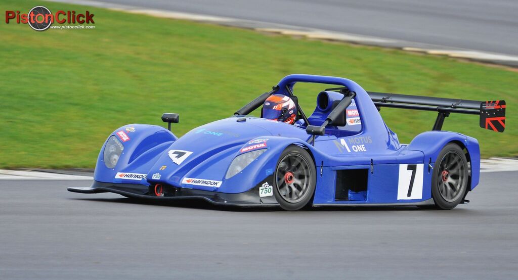 Will Powell in his Radical race car silverstone Walter Hayes Trophy 2019 