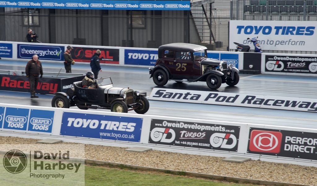 Down the strip looking back at drag racing in the UK and USA