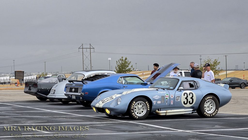 Hagerty Cars & Caffeine car show at the COTA SpeedTour