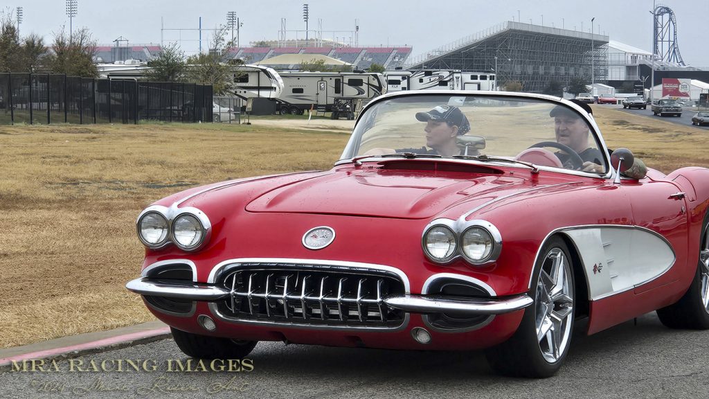 Hagerty Cars & Caffeine car show at the COTA SpeedTour