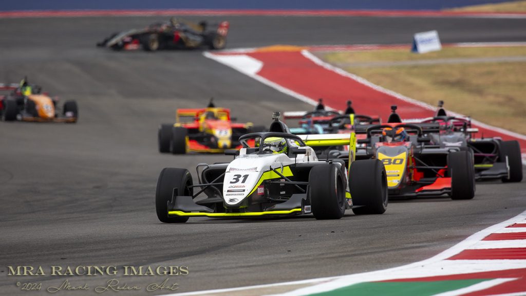FR Americas race cars at the COTA Speed Tour