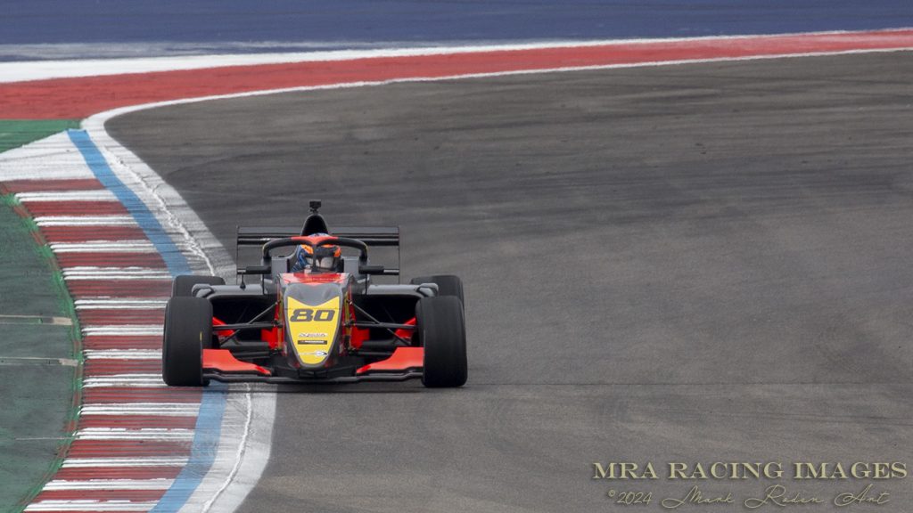 FR Americas race cars at the COTA Speed Tour
