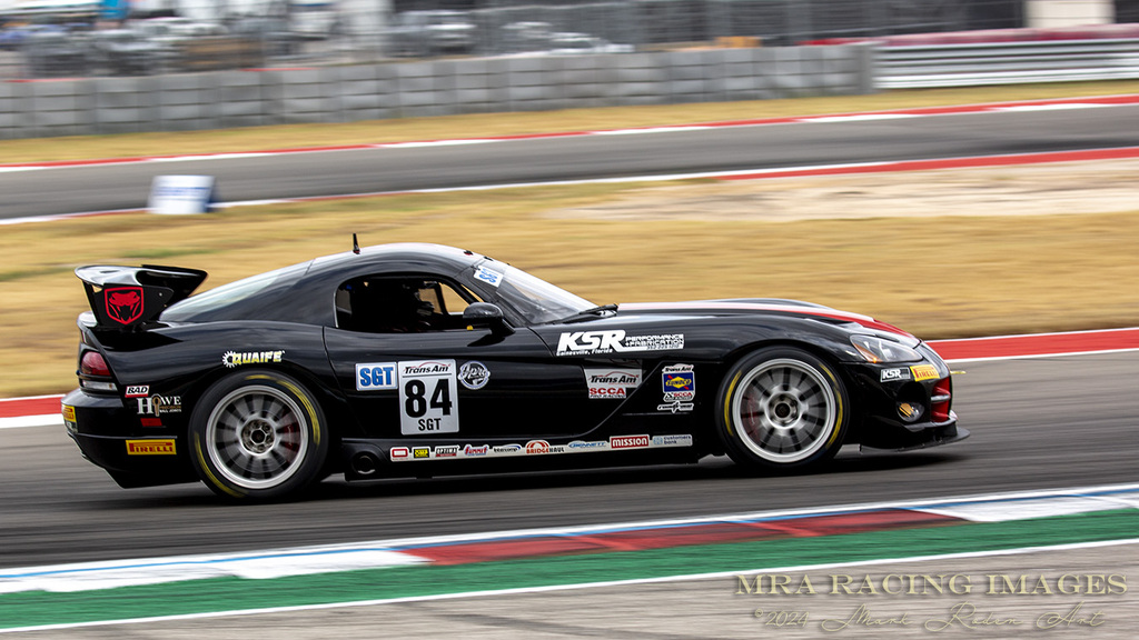 Lee Saunders in the Landsearch LLC Dodge Viper