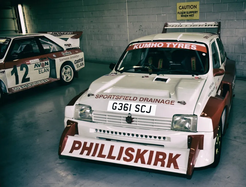 Speed Machine Group B Rally Cross cars at the Silverstone off road track