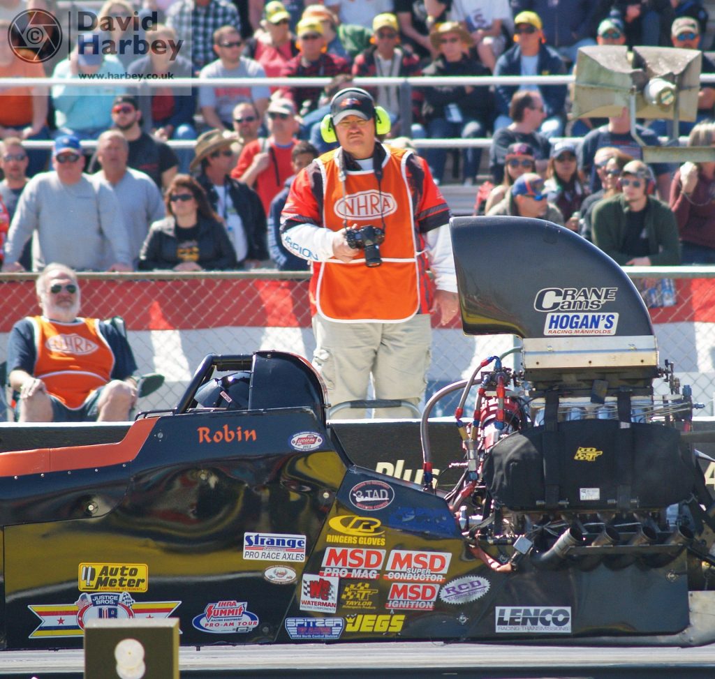 Down the strip looking back at drag racing in the UK and USA