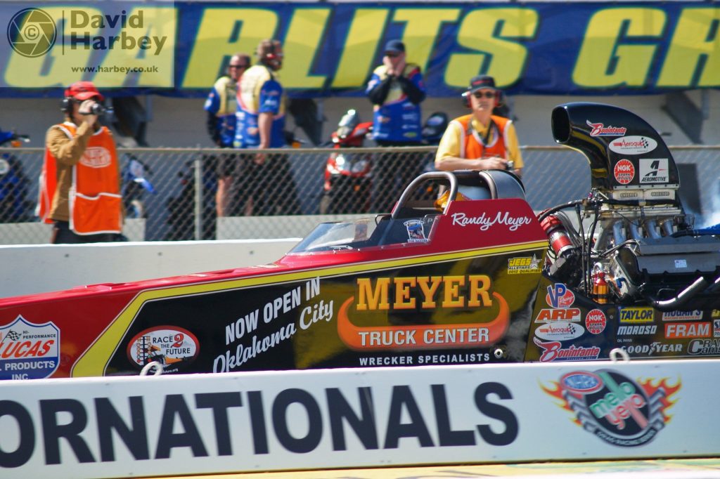 Down the strip looking back at drag racing in the UK and USA