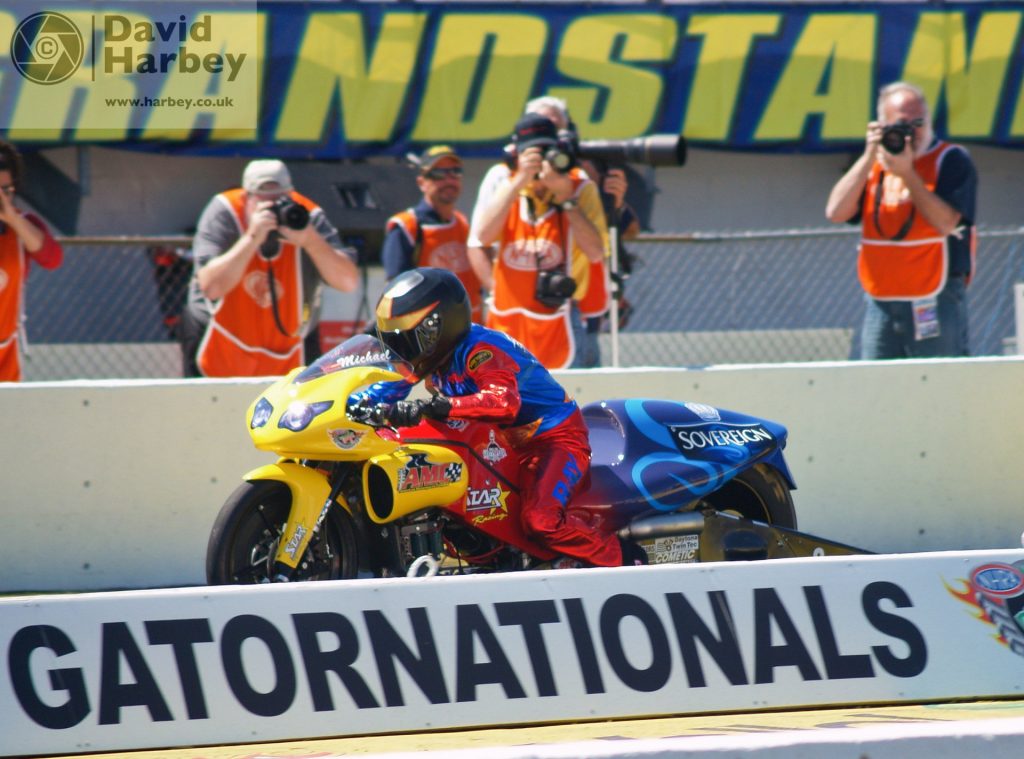 Down the strip looking back at drag racing in the UK and USA