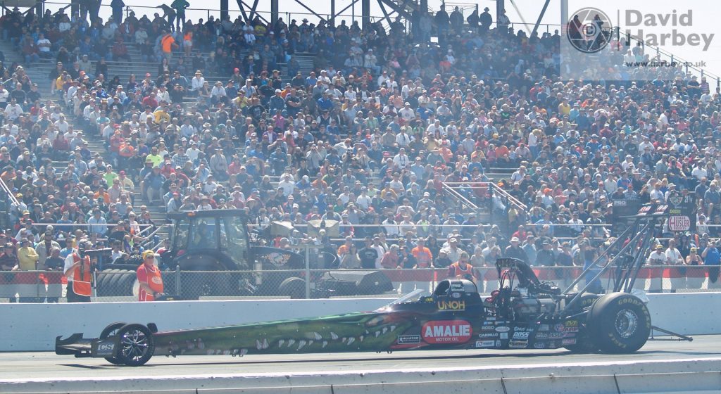 Down the strip looking back at drag racing in the UK and USA