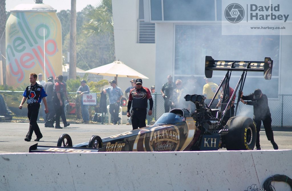 Down the strip looking back at drag racing in the UK and USA