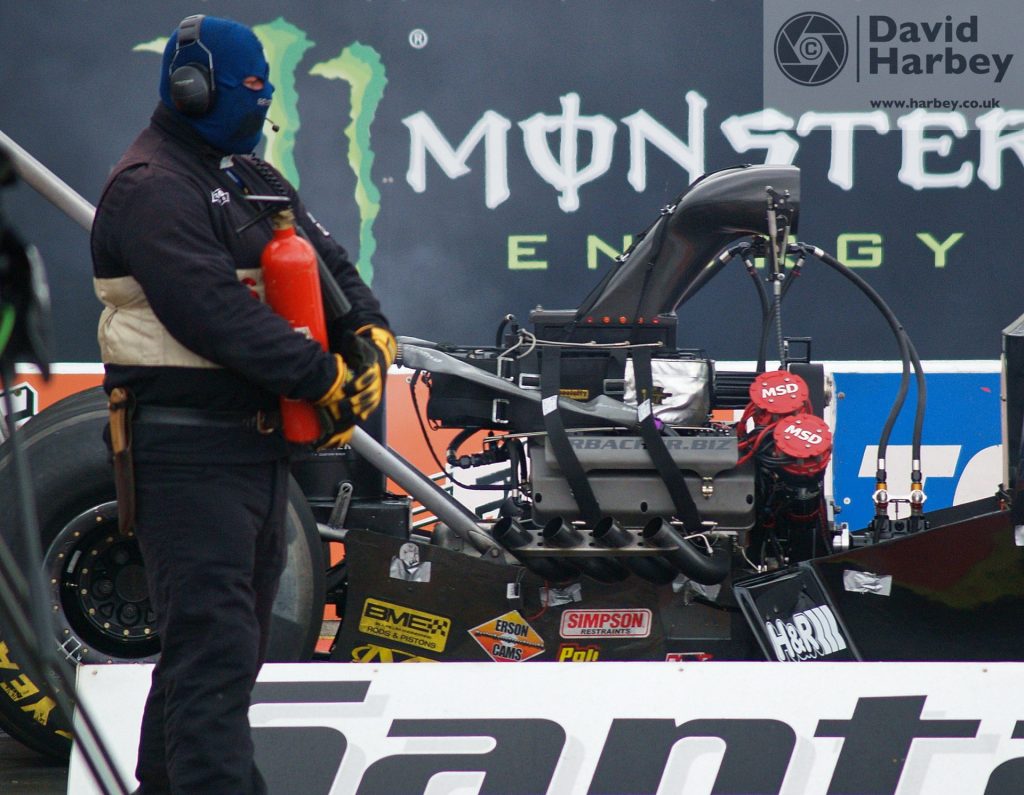 Down the strip looking back at drag racing in the UK and USA