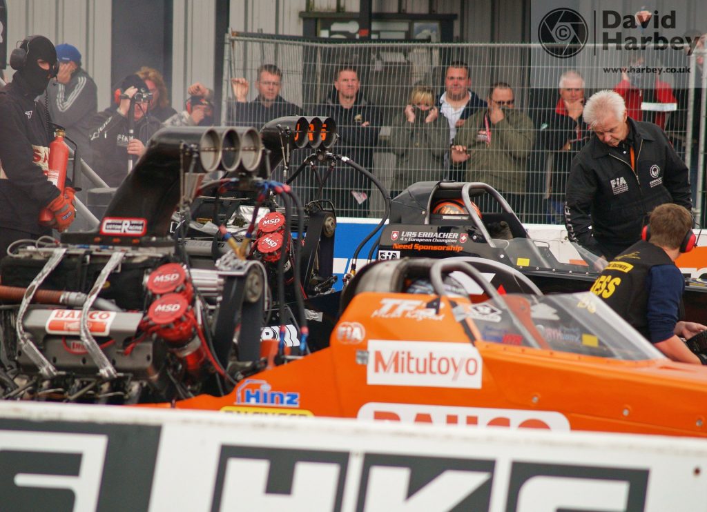 Down the strip looking back at drag racing in the UK and USA