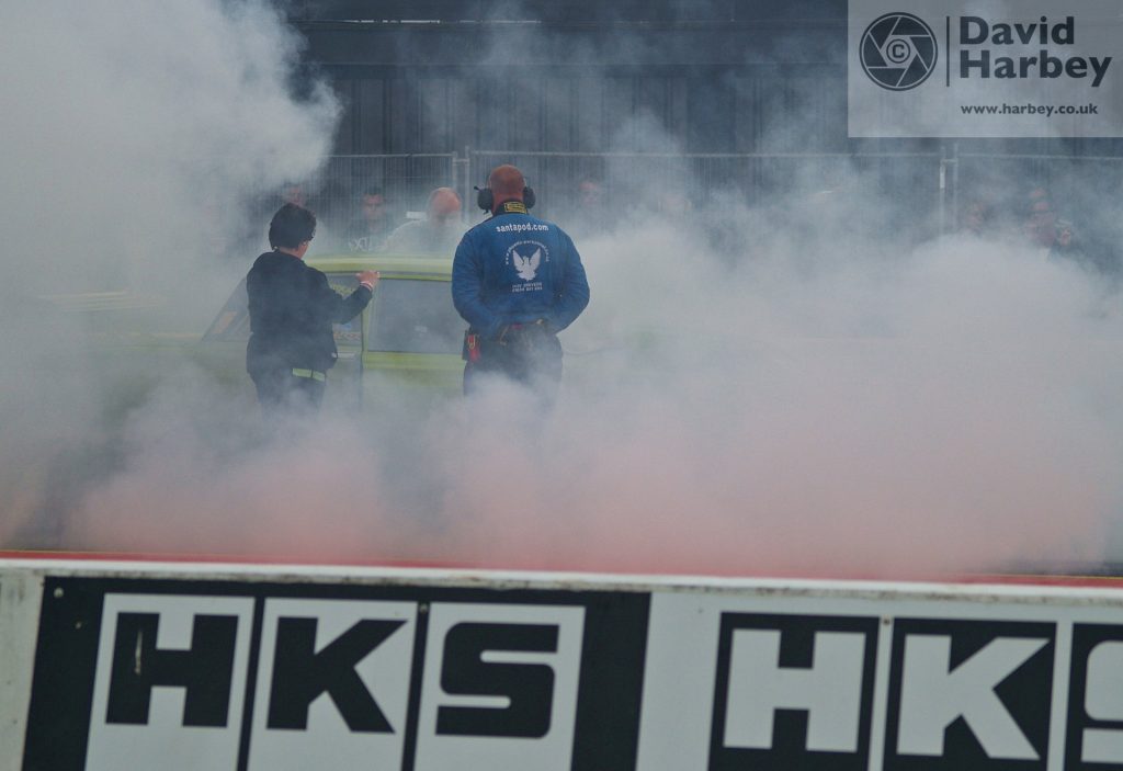 Down the strip looking back at drag racing in the UK and USA