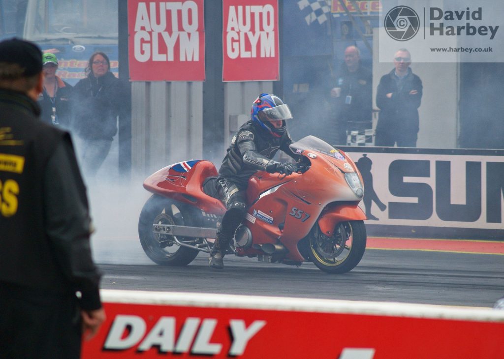 Down the strip looking back at drag racing in the UK and USA