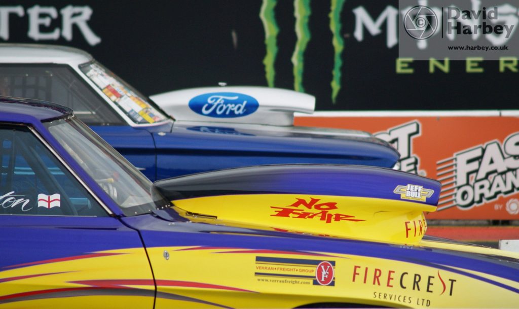 Down the strip looking back at drag racing in the UK and USA