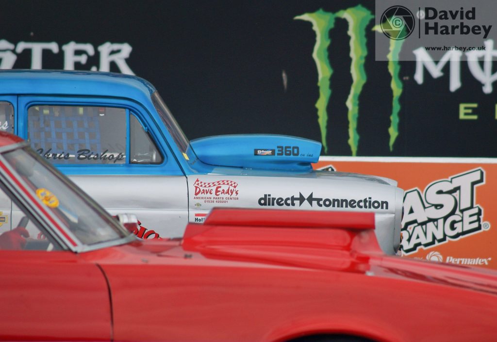 Down the strip looking back at drag racing in the UK and USA