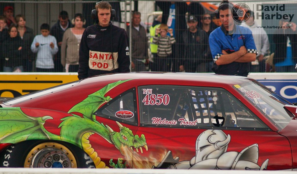 Down the strip looking back at drag racing in the UK and USA