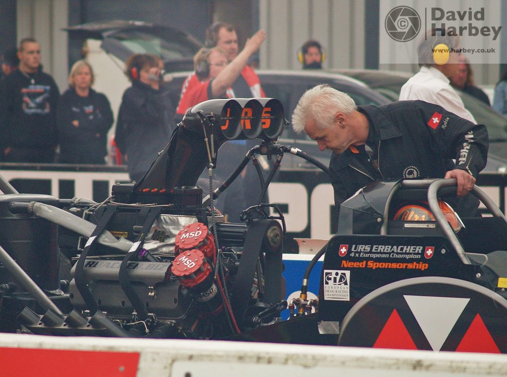 Down the strip looking back at drag racing in the UK and USA