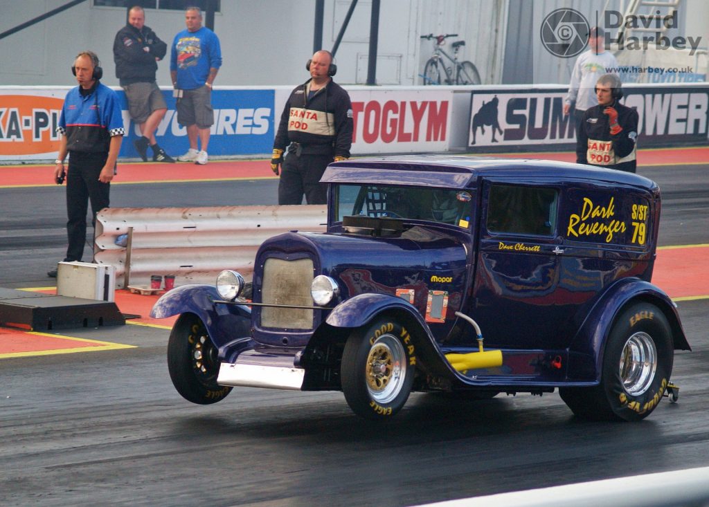 Down the strip looking back at drag racing in the UK and USA