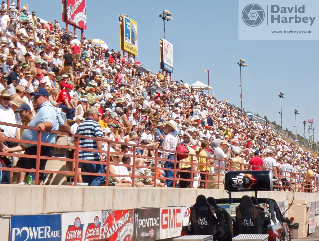 Down the strip looking back at drag racing in the UK and USA