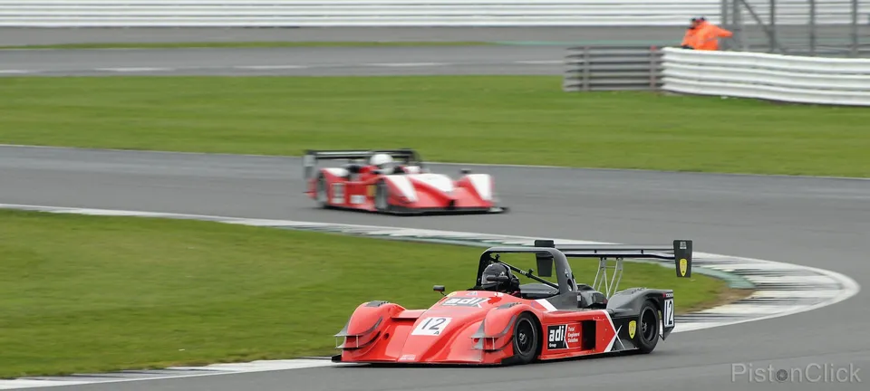 Clive Hayes All Comers Closed Wheel racing at Silverstone