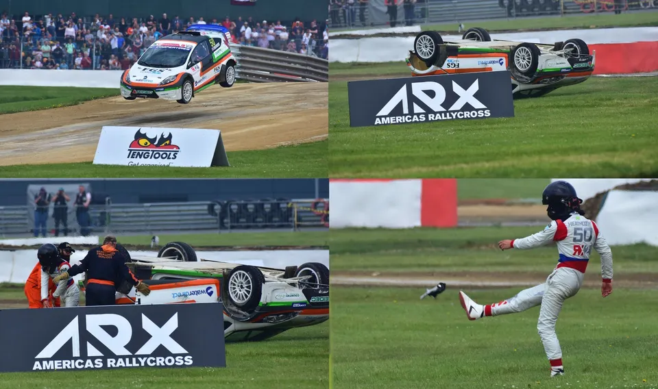 Speed Machine Rally Cross cars at the Silverstone off road track