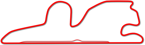 Fuji race track outline map