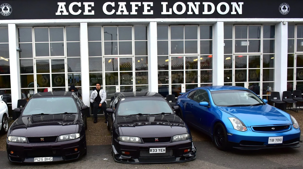 Nissan GTR Owners Club at the Ace Cafe 2018