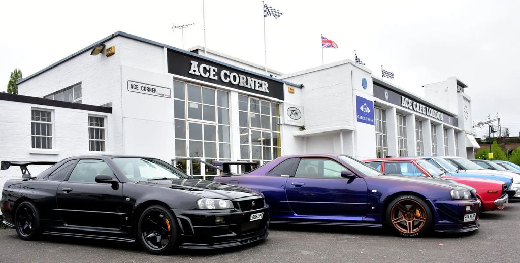 Nissan GTR Owners Club at the Ace Cafe 2018