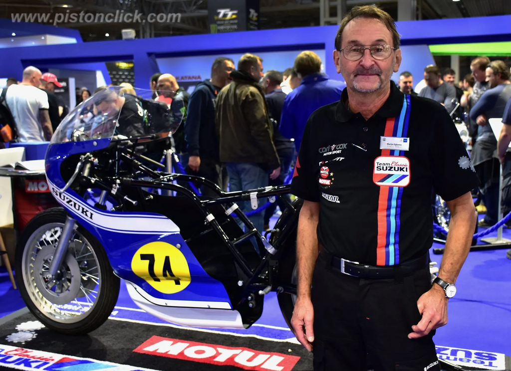 Martyn Ogborne with a Suzuki G-54