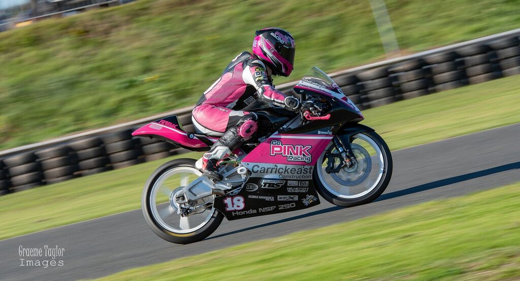 Jodie Fieldhouse on her NSF Honda 250 Race of the year Mallory Park 2018