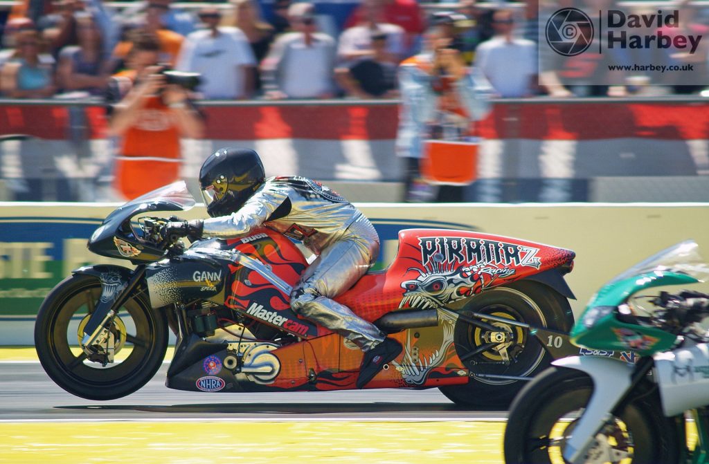 Down the strip looking back at drag racing in the UK and USA