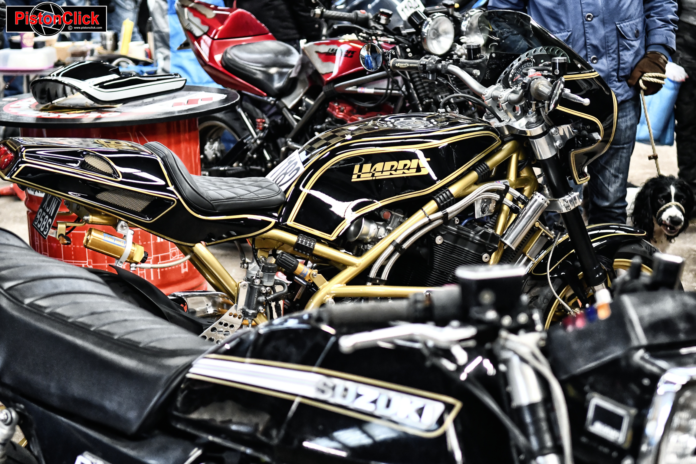 Harris Suzuki at the Classic Bike Guide Winter Classic 2025