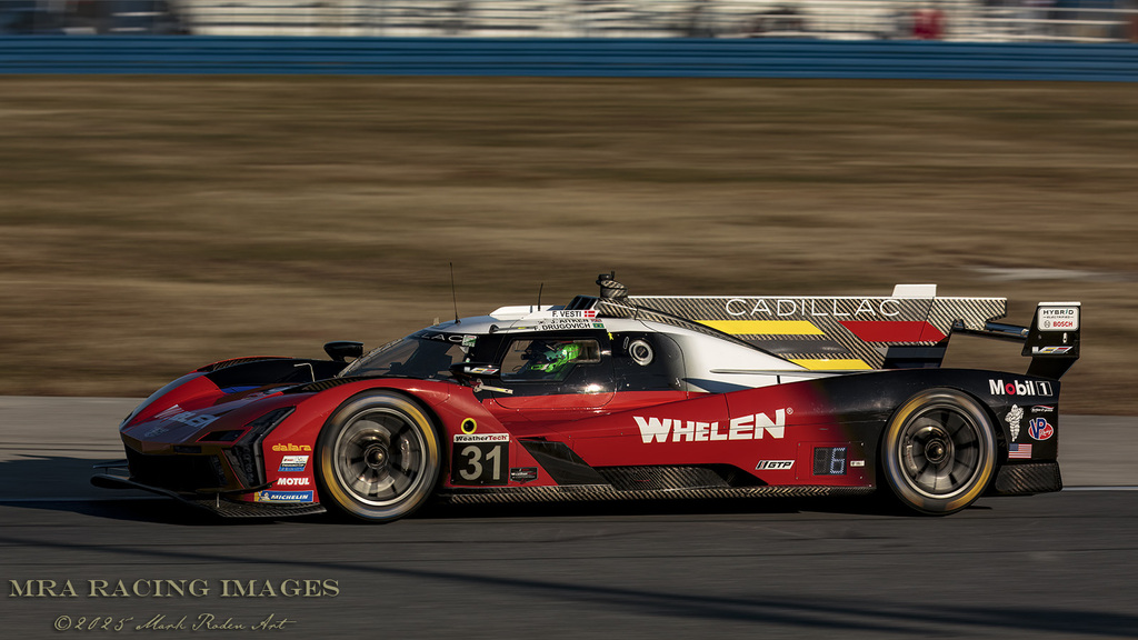 Earl Bamber at the wheel of the Action Express Racing 