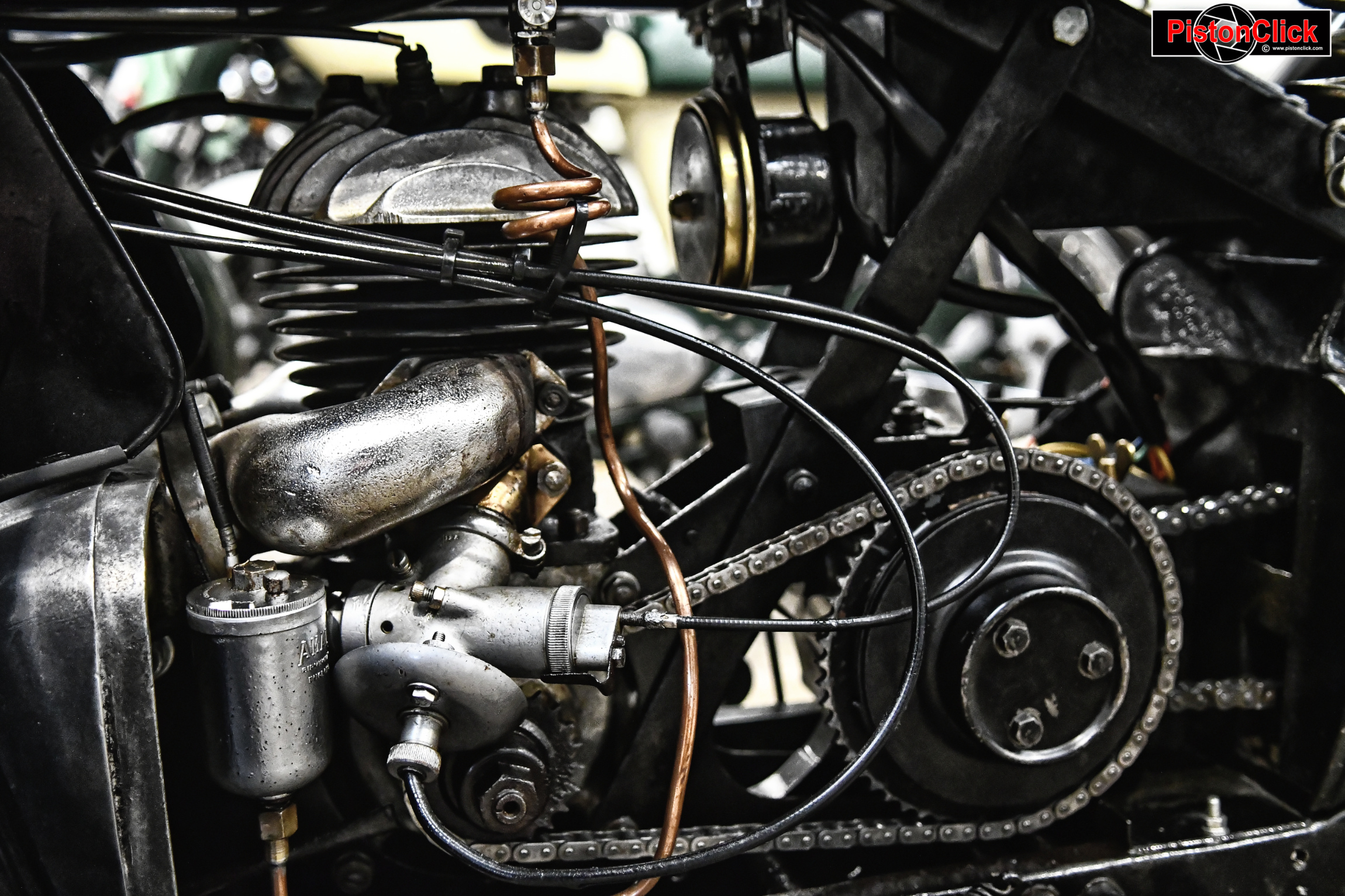 classic motorcycle at the Classic Bike Guide Winter Classic