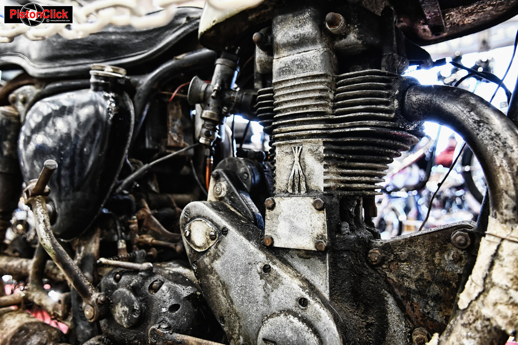 unrestored 1953 350cc BSA GOLD STAR at the Classic Bike Guide Winter Classic 2025