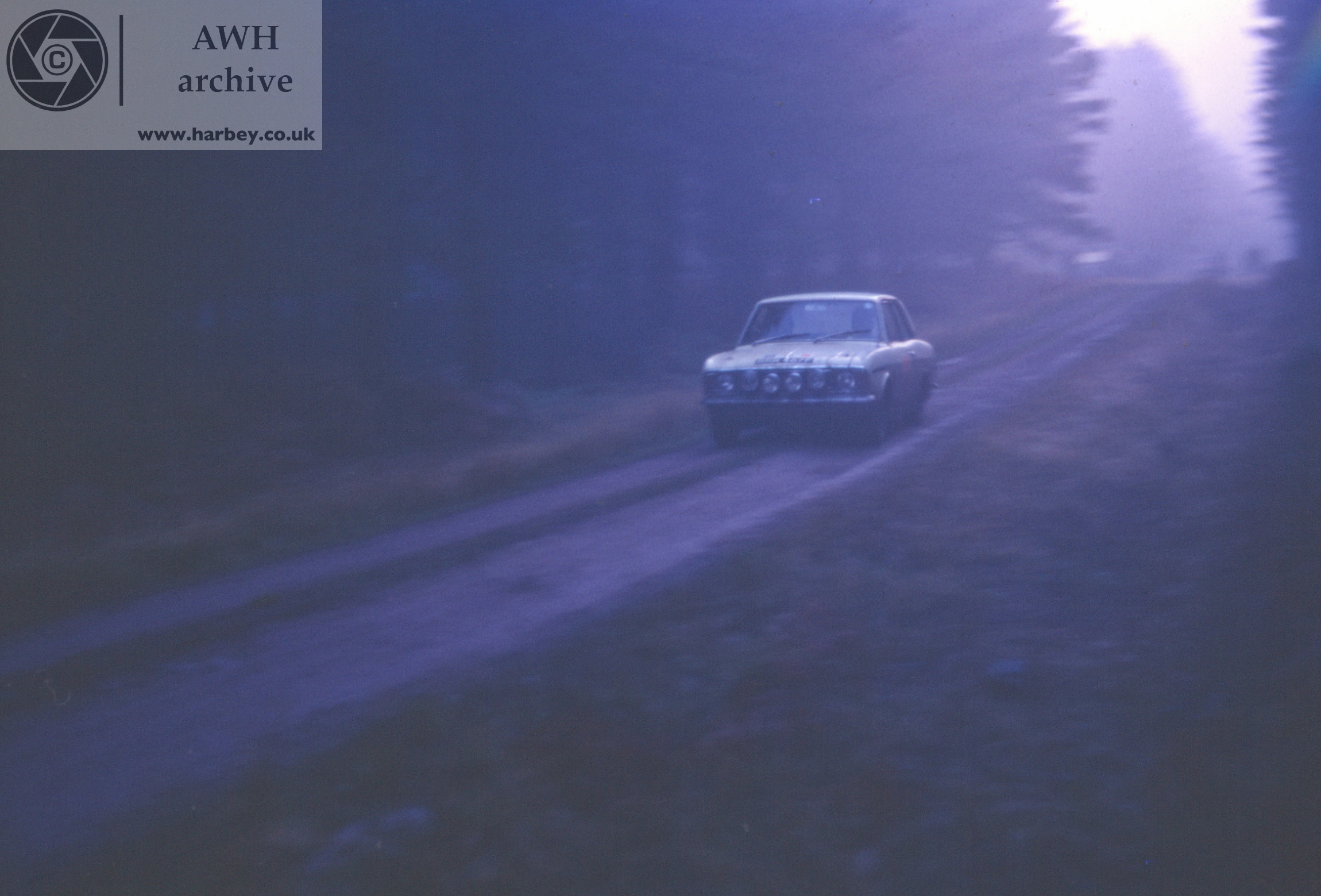 1968 RAC Rally Clipstone Forest