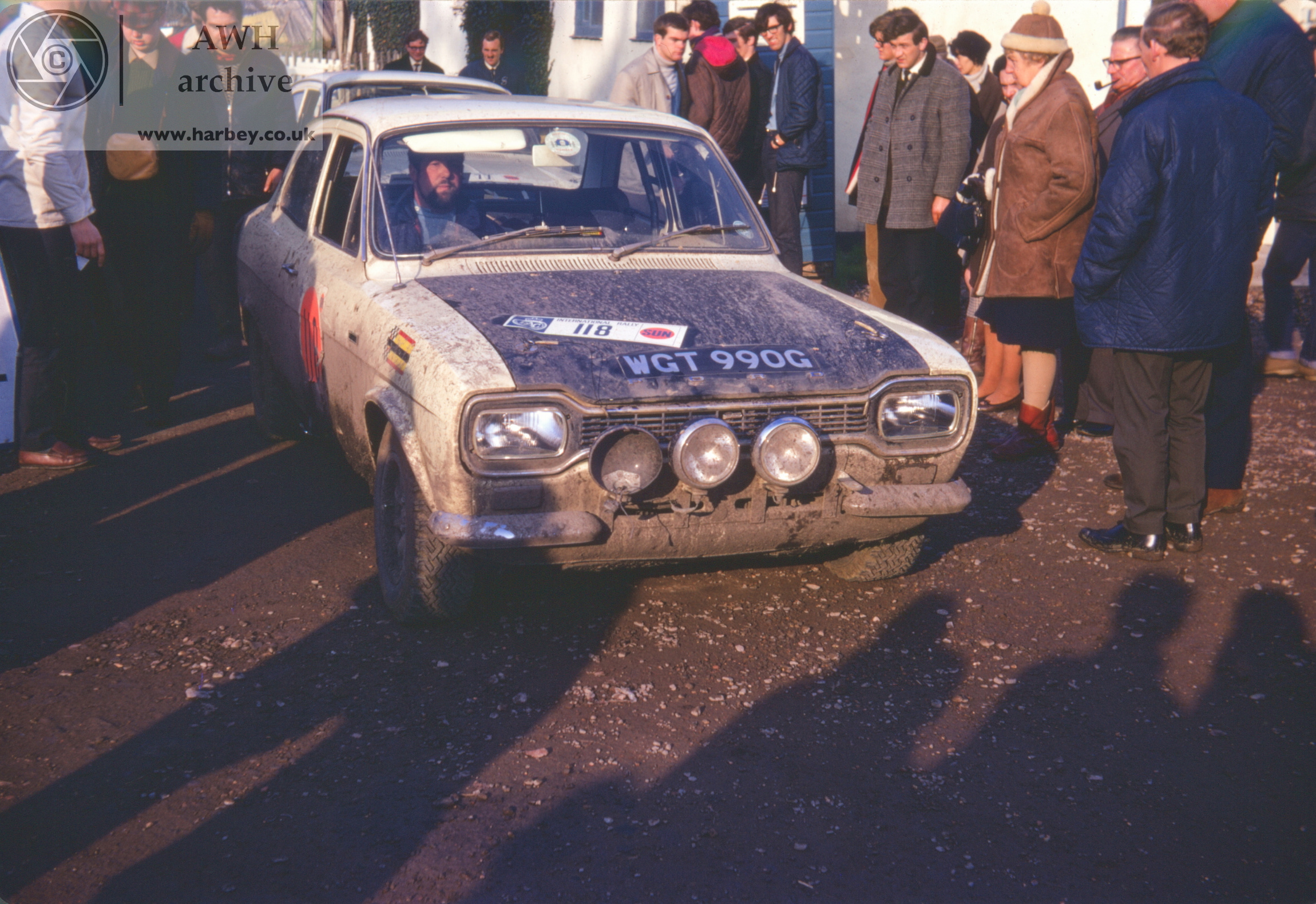 Ford Escort at the 1968 RAC Rally