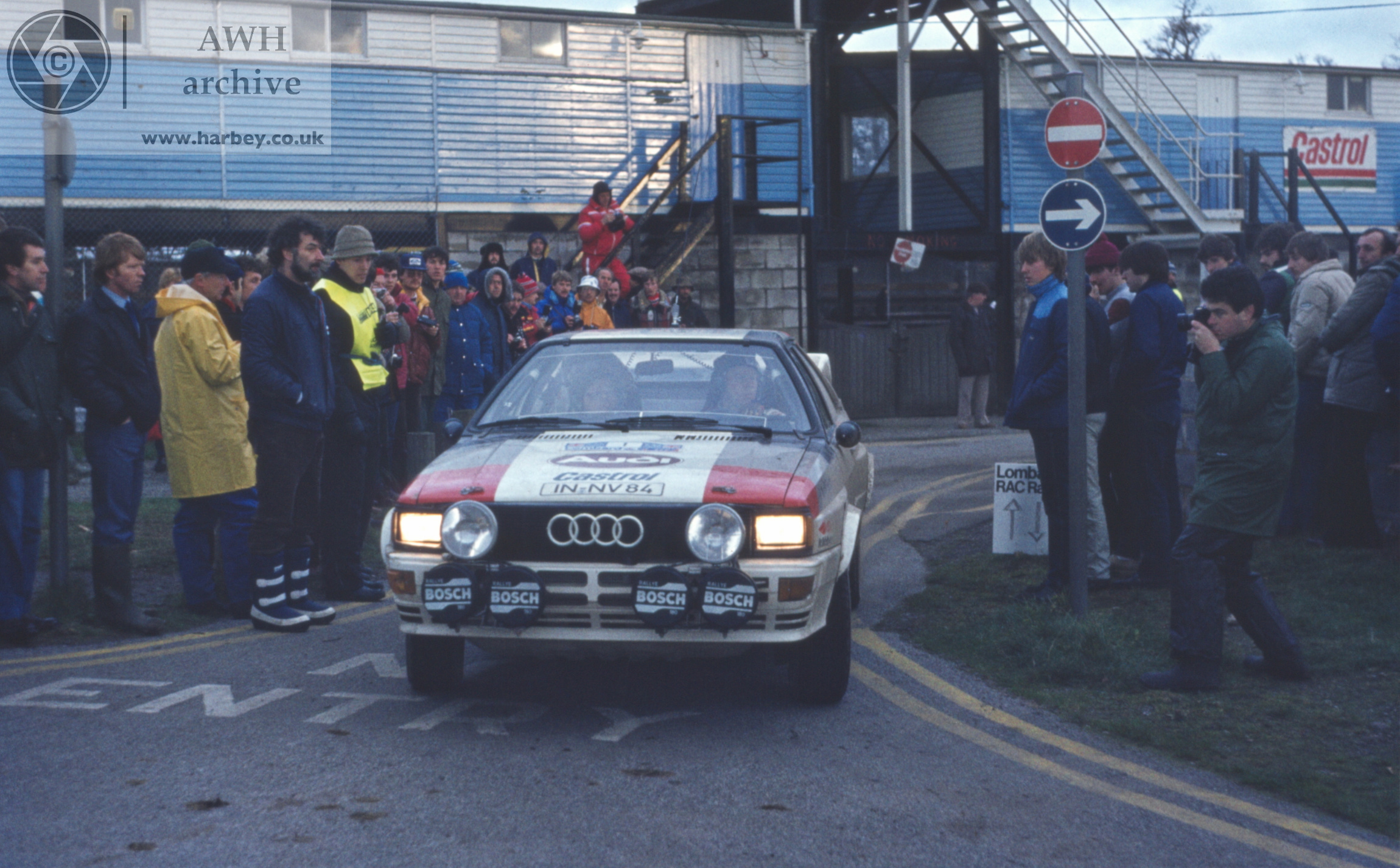 Audi at the RAC Rally 1982 Oulton Park