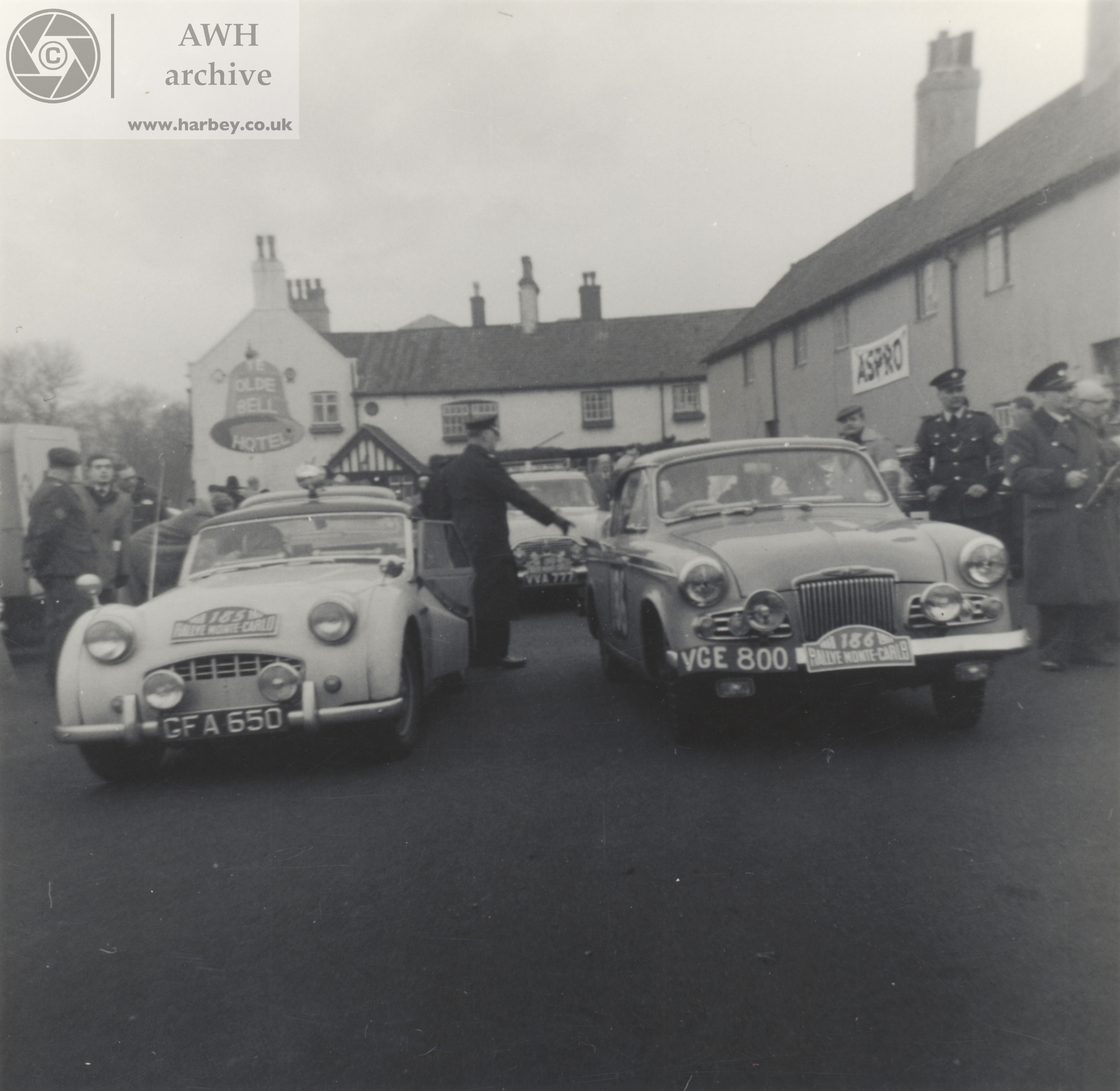 Monte Carlo Rally Glasgow leg 1960 Barnby Moor