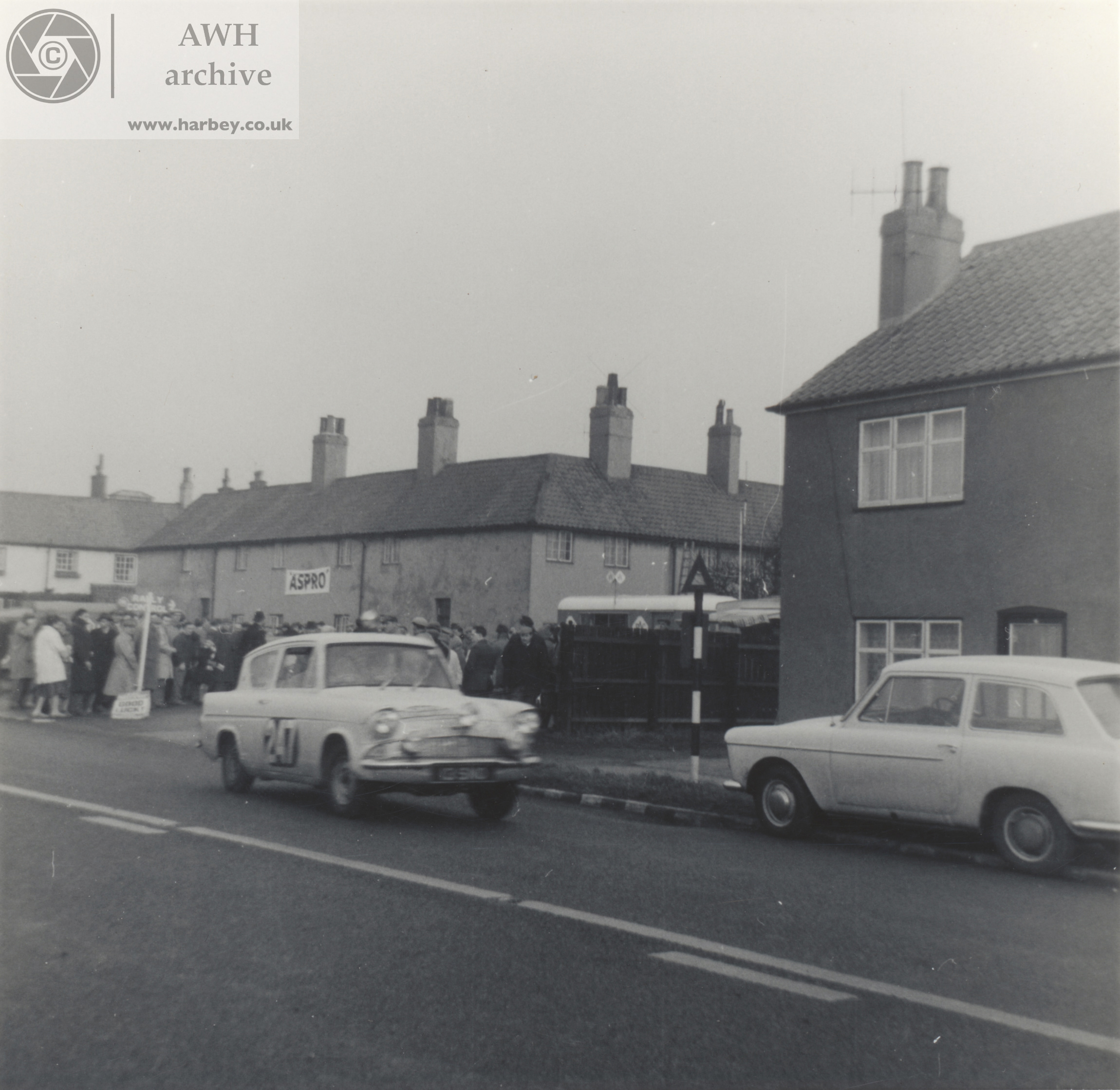 Monte Carlo Rally Glasgow leg 1960 Barnby Moor